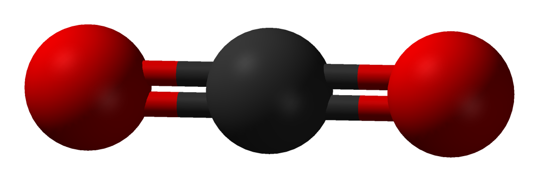 Carbon-dioxide-3D-balls